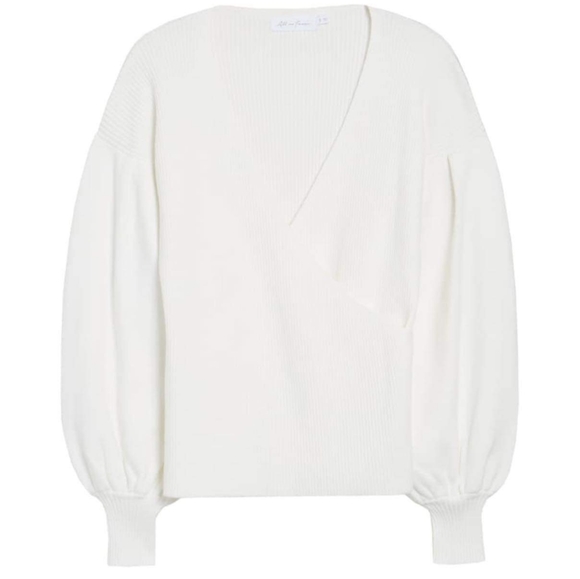 💥❗Year End SALE $20 All in Favor Bishop Sleeve Ribbed Sweater❗💥 - Picture 5 of 7